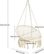 Macrame Hanging Swing Chair Hammock ©