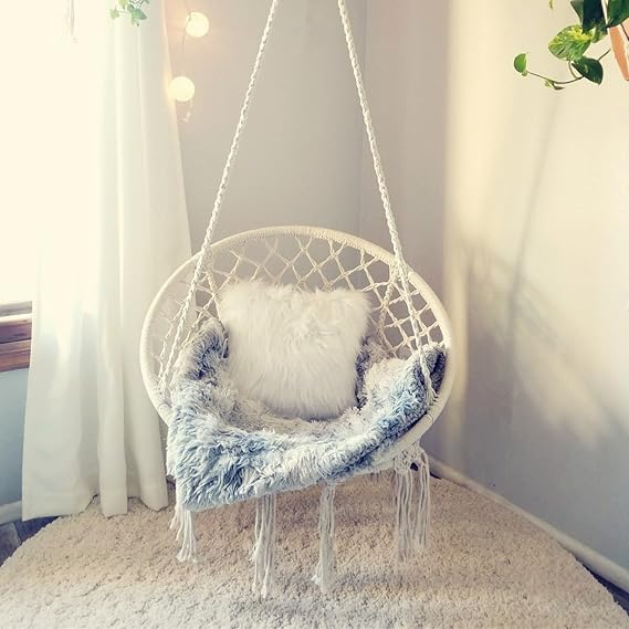 Macrame Hanging Swing Chair Hammock ©