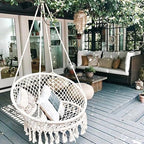 Macrame Hanging Swing Chair Hammock ©