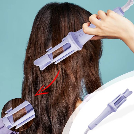 Get Perfect Curls Effortlessly - Automatic Hair Curler Stick
