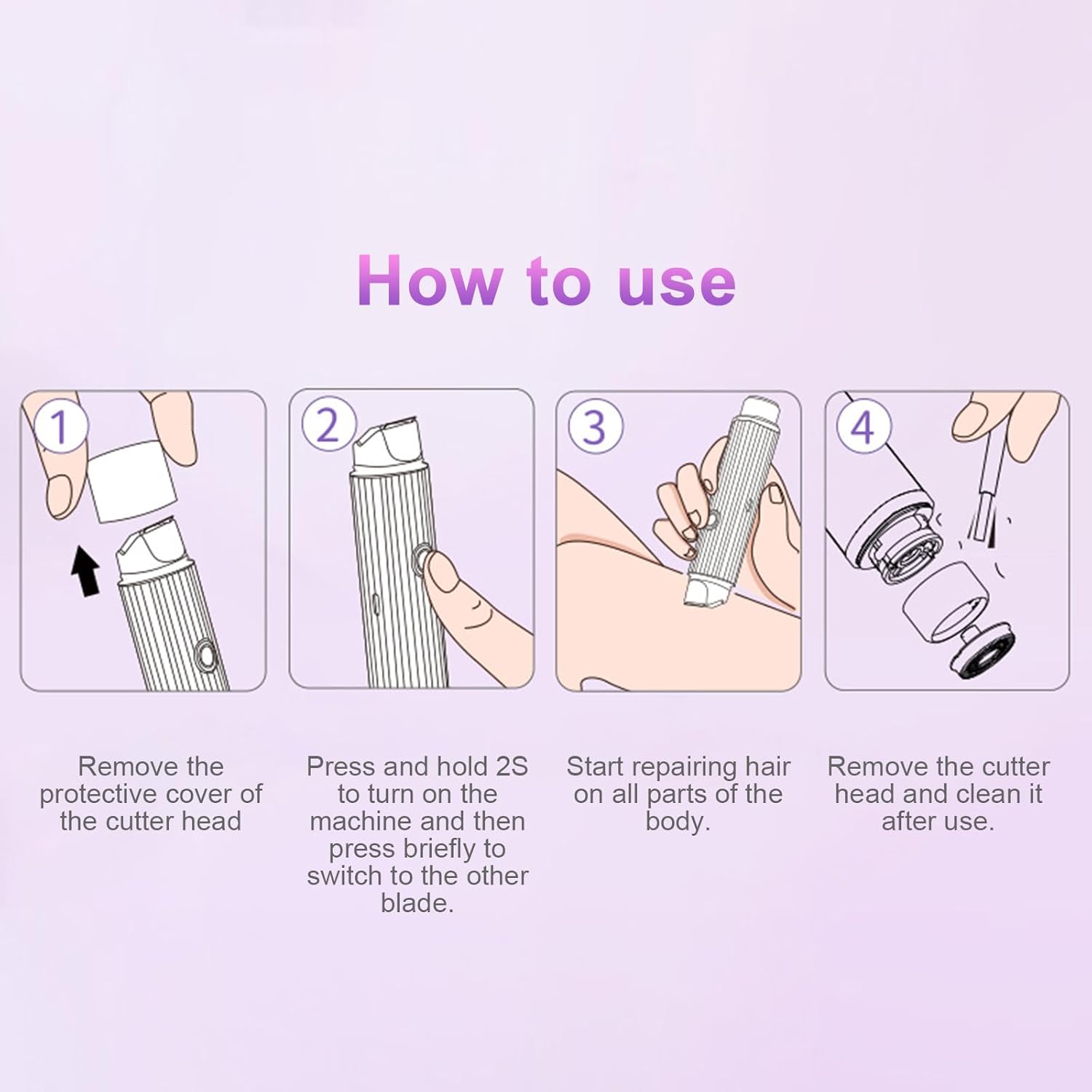 Double Head Electric Shaver