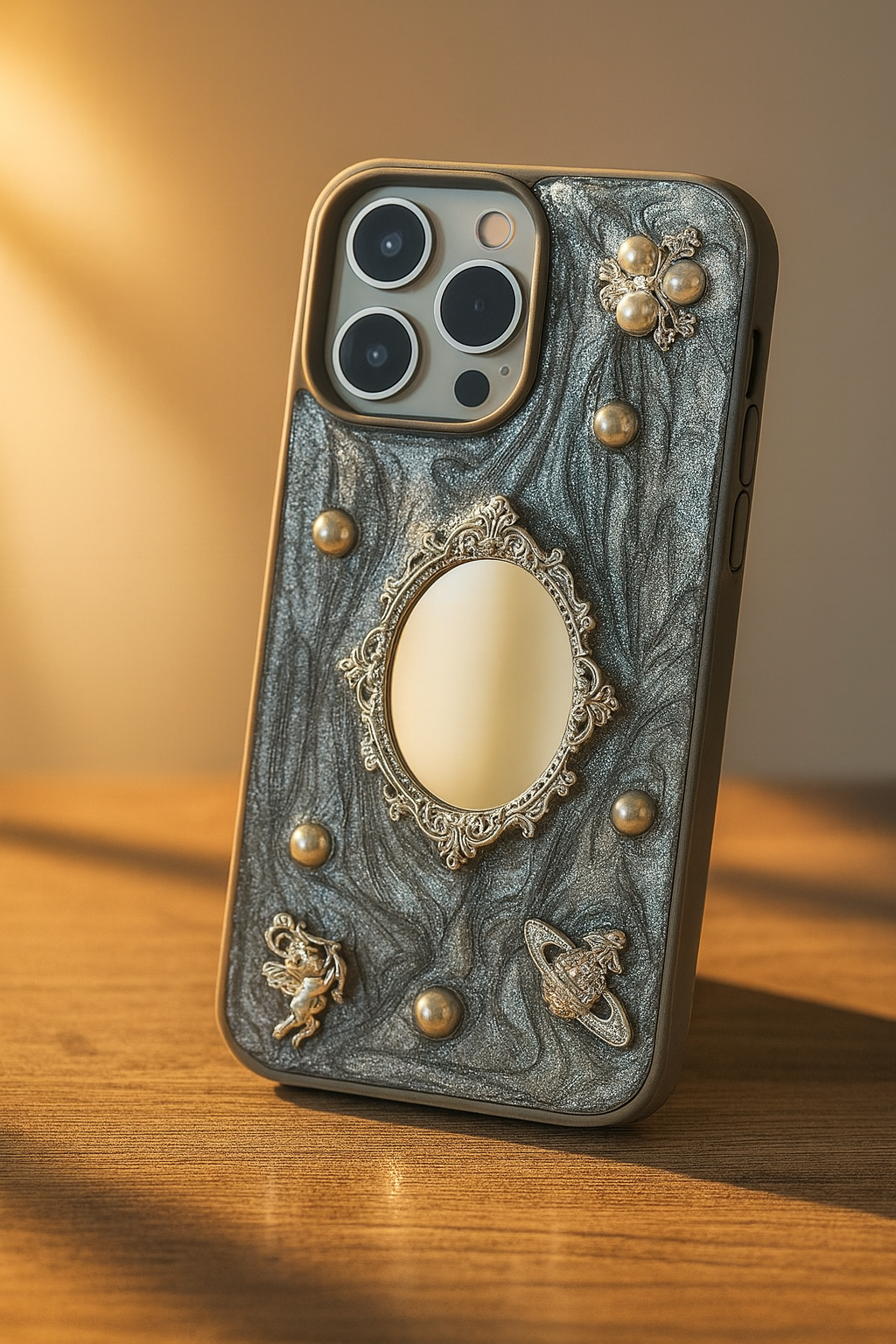 Luxury Retro Mirror iPhone Case