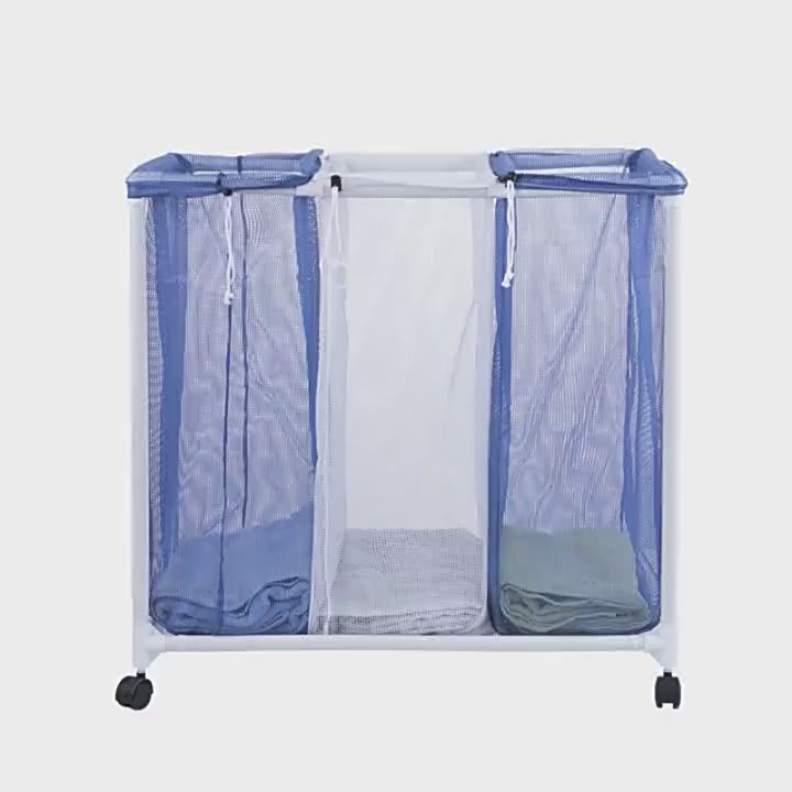 Laundry Basket with Clothing Sorter